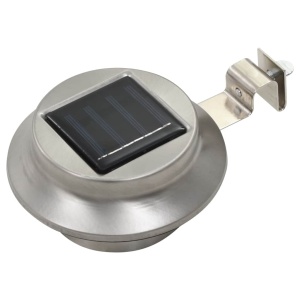 Lămpi solare de exterior cu LED, 6 buc., alb, 12 cm, rotund - Img 2