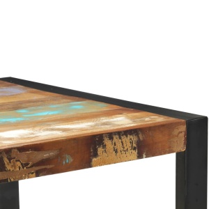 Masă consolă, 110 x 35 x 76 cm, lemn masiv reciclat - Img 4