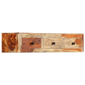 Masă consolă de perete, 100x25x20 cm, lemn masiv de sheesham - Img 11
