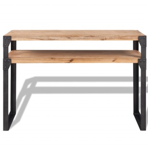 Masă consolă din lemn masiv de acacia 120 x 40 x 85 cm - Img 2