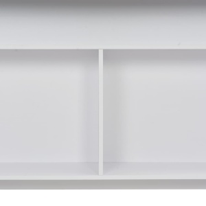 Masă de bar cu 2 blaturi, alb, 130x40x120 cm - Img 9