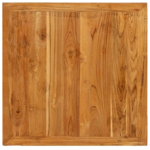 Masă de bar, lemn masiv de tec reciclat, 60 x 60 x 107 cm - Img 2
