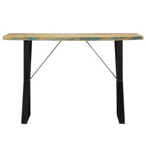 Masă de bucătărie, 120 x 60 x 76 cm, lemn masiv reciclat - Img 2