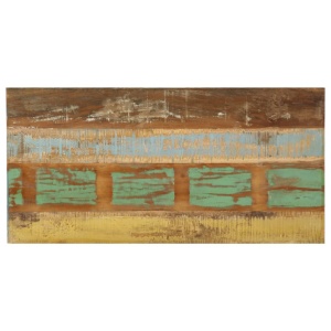 Masă de bucătărie, 120 x 60 x 76 cm, lemn masiv reciclat - Img 8