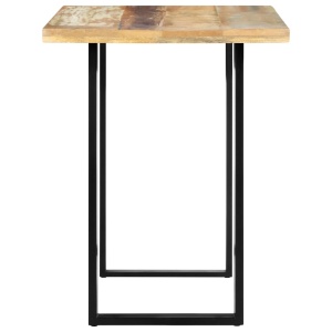 Masă de bucătărie, 120 x 60 x 76 cm, lemn masiv reciclat - Img 4
