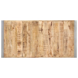 Masă de bucătărie, 140 x 70 x 75 cm, lemn masiv mango nefinisat - Img 4