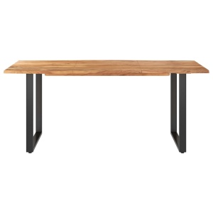 Masă de bucătărie, 180 x 90 x 76 cm, lemn masiv de acacia - Img 3
