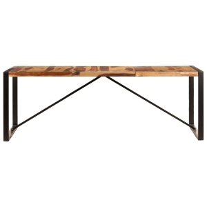 Masă de bucătărie, 220x100x75 cm, lemn masiv de sheesham - Img 2