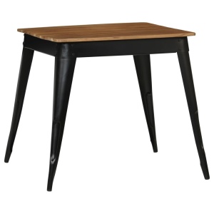 Masă de bucătărie, lemn masiv de acacia, 75 x 75 x 76 cm - Img 10