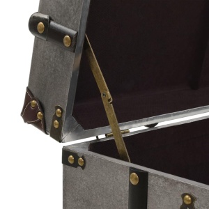 Masă de cafea, MDF și aluminiu, 102x51x47,5 cm - Img 10