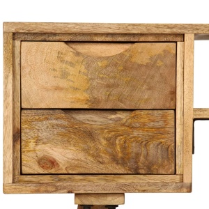 Masă de scris, 115 x 47 x 76 cm, lemn masiv de mango - Img 7