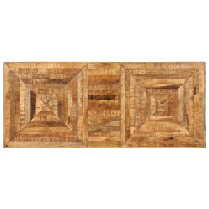Masă de scris, 118 x 50 x 75 cm, lemn masiv de mango - Img 8