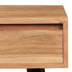 Masă de scris, lemn masiv de salcâm, 118 x 45 x 76 cm - Img 9