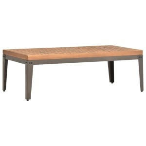 Măsuță de cafea de grădină, 110x55x36 cm, lemn masiv acacia