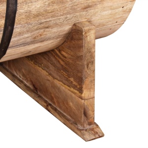 Măsuță de cafea din lemn masiv de mango 88 x 50 x 40 cm - Img 11