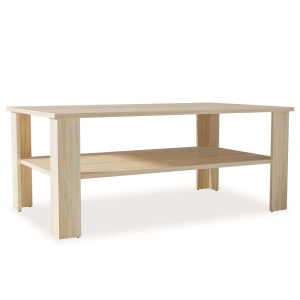 Măsuță de cafea din PAL, 100 x 59 x 42 cm, culoarea stejarului - Img 2