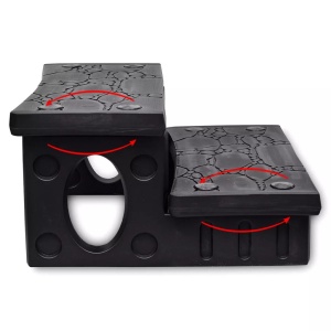 Mini scară neagră pentru spa - Img 3