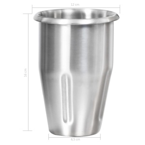 Mixer de milkshake cu 2 vase, oțel inoxidabil, 2 L - Img 11
