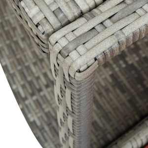 Mobilier de jacuzzi, gri, poliratan - Img 6
