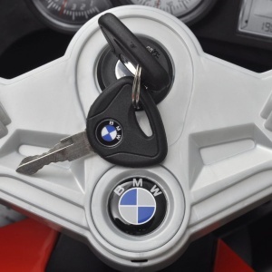Motocicletă electrică pentru copii BMW 283, 6V, roșu - Img 4