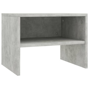 Noptieră, gri beton, 40 x 30 x 30 cm, PAL - Img 2
