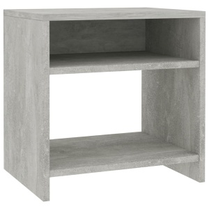 Noptieră, gri beton, 40 x 30 x 40 cm, PAL - Img 2