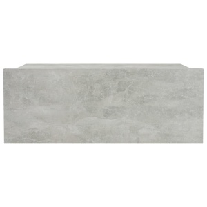 Noptiere suspendate, 2 buc., gri beton, 40x30x15 cm, PAL - Img 4