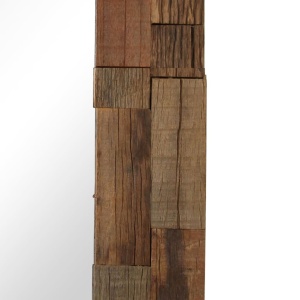Oglindă, 50 x 80 cm, lemn masiv reciclat - Img 4
