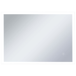 Oglindă cu LED de perete de baie cu senzor tactil, 100 x 60 cm - Img 2