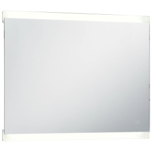 Oglindă cu LED de perete de baie cu senzor tactil, 80 x 60 cm - Img 4