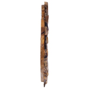 Oglindă de perete, 40 cm, tec, rotund - Img 3