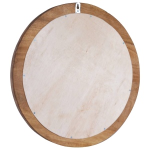 Oglindă de perete, 60 cm, tec, rotund - Img 4