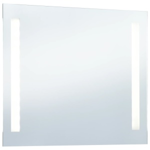 Oglindă de perete de baie cu LED, 100 x 60 cm - Img 4