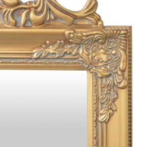 Oglindă verticală in stil baroc 160 x 40 cm auriu - Img 4