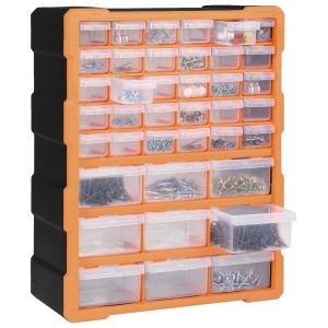Organizator cu 39 de sertare, 38 x 16 x 47 cm - Img 2