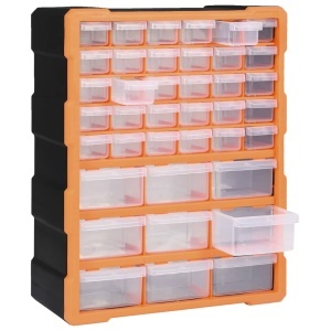 Organizator cu 39 de sertare, 38 x 16 x 47 cm - Img 6