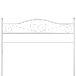 Organizator imbrăcăminte, oțel, alb - Img 3