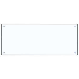 Panou antistropi bucătărie transparent 100x40cm sticlă securiz. - Img 3