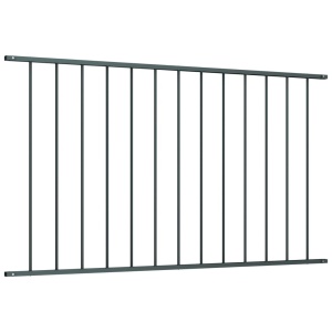Panou de gard, antracit, 1,7x1,25 m, oțel vopsit electrostatic - Img 2