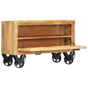 Pantofar, 86 x 35 x 55 cm, lemn masiv de mango - Img 5