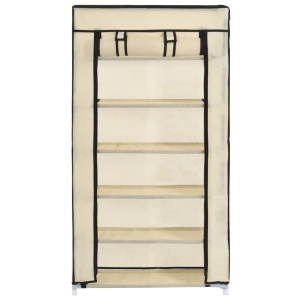 Pantofar cu husă, crem, 58x28x106 cm, material textil - Img 7