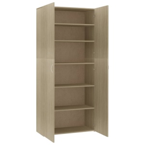 Pantofar, stejar Sonoma, 80 x 35,5 x 180 cm, PAL - Img 6