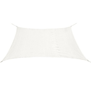 Pânză parasolar HDPE, dreptunghiulară, 2 x 4 m, alb