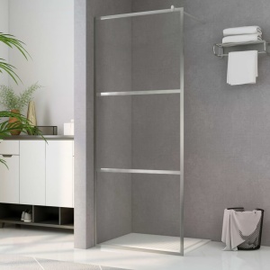 Paravan de duș walk-in, 100 x 195 cm, sticlă ESG transparentă