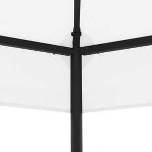Pavilion de grădină, alb, 323 x 275 x 265 cm, 180 g/m² - Img 3