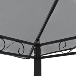 Pavilion de grădină cu masă și bănci, antracit, 2,5x1,5x2,4 m - Img 4