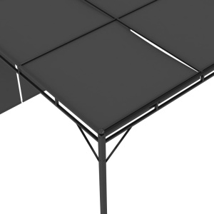 Pavilion de grădină cu perdea laterală, antracit, 3x3x2,25 m - Img 6
