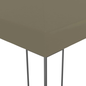 Pavilion de grădină, gri taupe, 3 x 3 m, 180 g/m² - Img 3
