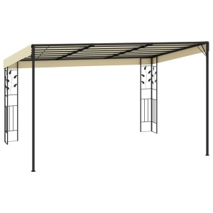Pavilion de perete, crem, 4 x 3 x 2,5 m - Img 3