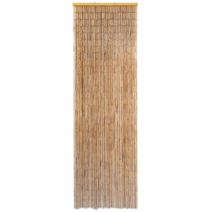 Perdea de ușă pentru insecte, bambus, 56x185 cm - Img 2